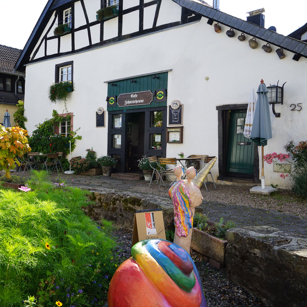 Café Zehntscheune in Kronenburg Café Zehntscheune in Kronenburg